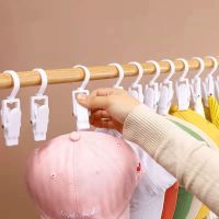 5/10pc Clothes clips Hat Rack Travel Door Hanger System Organizer Socks Organizer Rack Foldable Cap Closet Holder Storage Hanger