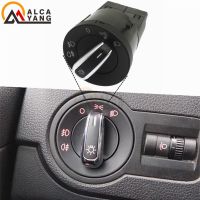 For V-W Golf MK4 J-etta 4 Bora For Passat B5 Chrome Headlight Switch Fog Head Light Lamp Knob Button