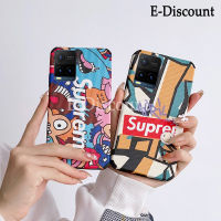 เคสโทรศัพท์ VIVO Y33 Y21S Y33S Y21เคสหน้ายิ้ม SUP หนังแกะคู่เคสมือถือสำหรับ VIVO Y33 Y21S Y33S Y21เปลือกด้านหลัง