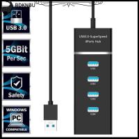 BDKNBU ปลั๊กแอนด์เพลย์มืออาชีพถึง5Gbps USB สากล3.0เครื่องขยายสัญญาณข้อมูลอะแดปเตอร์ซิงค์ตัวแยก4พอร์ต