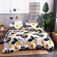 [COD] Weiou Home Textiles การค้าต่างประเทศปลอกผ้านวมปลอกหมอนสามชิ้น bedding set