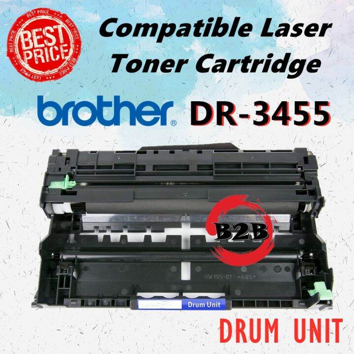 Compatible DR3455 drum unit for Brother Laser Printer HL5100dn MFCL