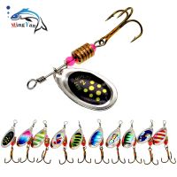 hot！【DT】 10 Colors Peche Spinner Fishing Lures Wobblers CrankBaits Jig Shone Metal Sequin Trout with Hooks for Carp Pesca