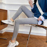 กางเกงผู้หญิงขนาดบวก Leggings เอวสูงสวมใส่นักเรียนสไตล์เกาหลี Leggings