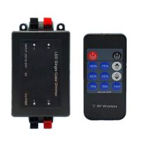 ❐۩◈ LED Single Color Dimmer 3Key RF Remote Control Wireless LED Controller DC 12V 24V 8A for SMD 5050 3528 LED Strip Light Rope