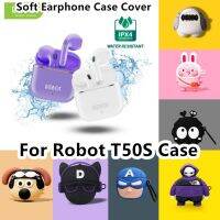 [imamura] Untuk Robot T50S Case Kartun Musik Hukum Merah Fightfor Robot T50S Casing Lembut Earphone Case Cover NO.1 5201945●☒