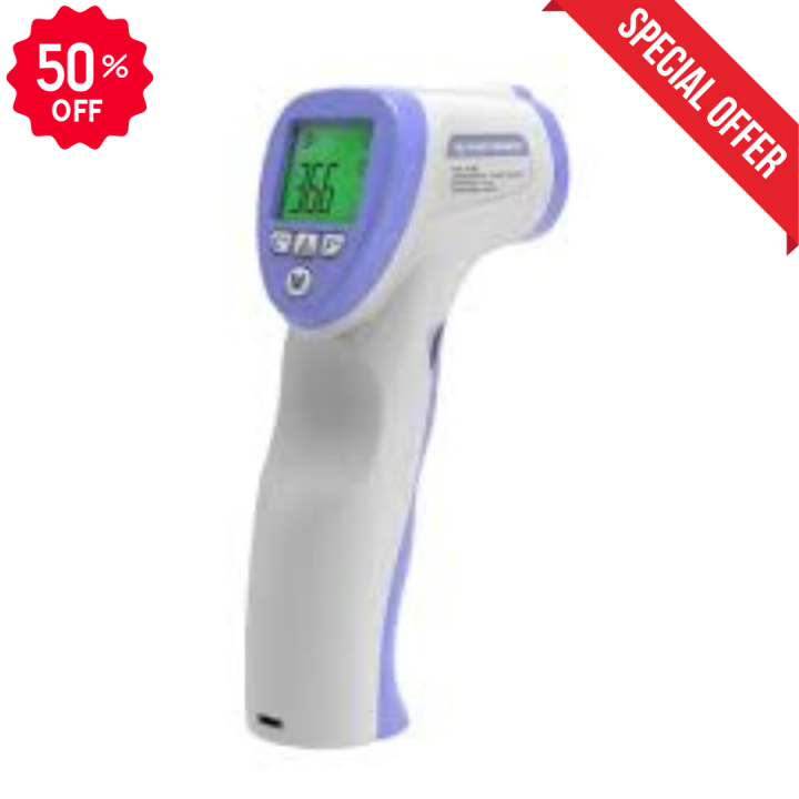 Infrared Forehead Thermometer Bodyobject Non Contact Digital Thermal Scanner Fever Lcd Original 8424