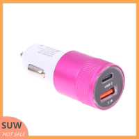 ? SUW 3.1A USB + PD Car Charger Type-C Fast CHARGING Phone ADAPTER Quick Charge 15W