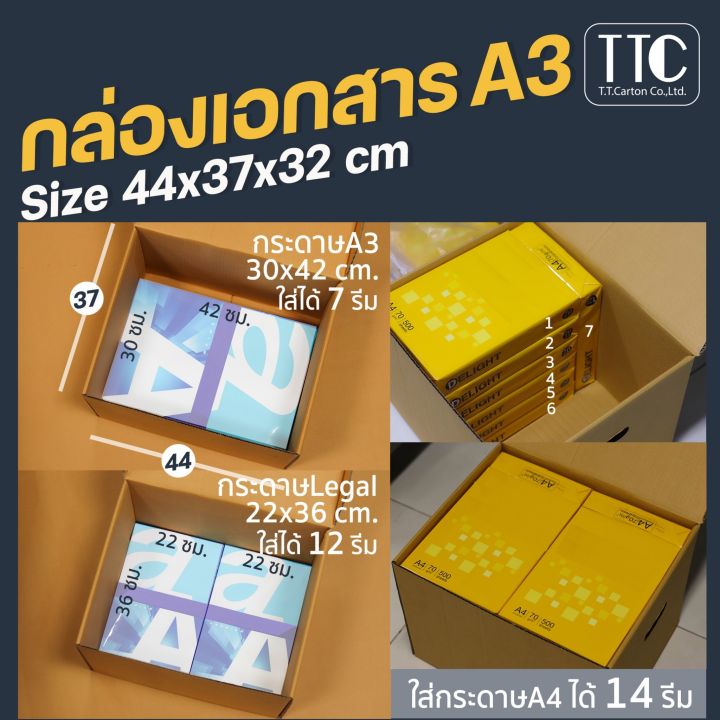 กล่องเอกสาร-a3-กล่องลัง-กล่องกระดาษลูกฟูก-กล่องเก็บเอกสาร-ราคาถูก-กระดาษแข็งแรงพิเศษ