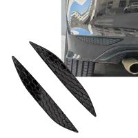 2Pcs Car Styling Honeycomb Tail Rear Fog Light Cover Trim Sticker Honeycomb Rear Bumper Reflective Sticker for VW Golf MK7 7R/Rline 2014-2018 Rear Bumper Strips