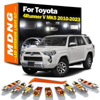 MDNG 17Pcs Canbus สำหรับ Toyota 4Runner V MK5 2010-2018 2019 2020 2021 2022 2023หลอดไฟ LED ภายในแผนที่โดม Footwell Light Kit