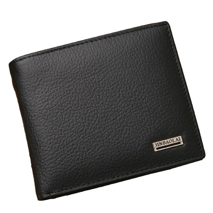 genuine-leather-mens-wallet-premium-product-real-cowhide-wallets-for-man-short-black-walet-portefeuille-homme-short-purses