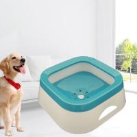 1L Dog pet Floating ABS Plastic Drinking Water Bowl Non-Wetting Mouth Cat Bowl Without Spill Drinking Water Dispenser Dog Bowl