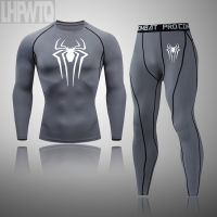 Mens Superhero Sports suit Men Sportswear Gym Running Leggings compression shirt Quick Dry Sweat Sports Thermal Underwear MMA