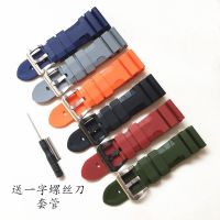 ▶★◀ Suitable for Panerai rubber silicone watch strap Pangdahai PA111 441 386 24 26mm Lightning model