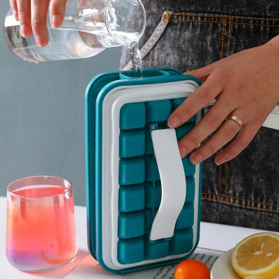 2021Ice Cube Tray 36 Grids DIY Silicone Ice Cream Mold Kitchen Ice Cube Maker Kettle Portable Cooler Ice Cube Bag Storage Container