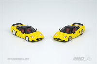 INNO 1:64 Honda NSX-R NA2 Yellow Extra WheelsรถโมเดลDiecast