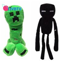IJVBTV ซอมบี้สีชมพู ตุ๊กตาโลกของฉัน Enderman Iron Golem ของเล่นผ้ากำมะหยี่ซอมบี้สีเขียว โพสท่าซอมบี้สีเขียว STEVE S ของขวัญแฟนๆ