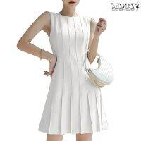 COD DSFGRDGHHHHH Celmia Zanzea Women Sleeveless Mini Dress Summer Party Elegant Casual Pleated A Line Dresses