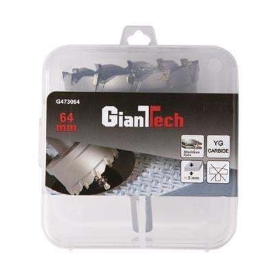 "Buy now"ดอกโฮลซอว์เจาะสเตนเลส 64 มม. GIANTTECH รุ่น G473064 ขนาด 6.6 x 6.6 x 10.8 ซม. สีเงิน*แท้100%*