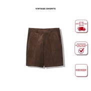 Quần shorts nam nhung tăm, phong cách cổ điển Cocozzi - Vintage shorts