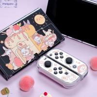 Fillipohn แผ่นเกมคอนโซลเกมแบบใสกันกระแทกสำหรับ Nintendo Switch เคสป้องกันเคสห่อหุ้ม