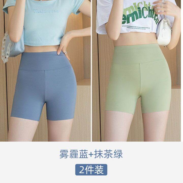 the-new-uniqlo-shark-safety-shorts-three-point-abdominal-control-thin-womens-summer-body-shaping-barbie-yoga-high-waist-seamless-leggings