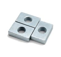 50pcs Square Nut M3 M4 M5 M6 M8 Rectangular Nuts GB39 Aluminum Profile Accessory Slider Block Thin Carbon Steel Countersunk Nut Hand Tool Parts Access