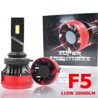 F5 LED Headlight Bulb Fog Light H4 H10 Car LED Headlamp 110W 20000LM H7 H11 PSX26W 9005 9012 H1 LED Bulbs LED H7 headlight Bulbs  LEDs  HIDs