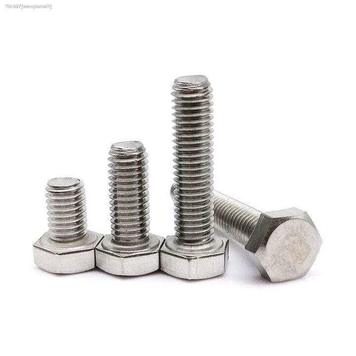 1-2-5-10pcs-high-quality-m3-m4-m5-m6-m8-m10-m12-din933-316-a4-80-stainless-steel-outer-external-hex-hexagon-head-cap-bolt-screw