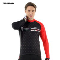 PHMAX Men S Cycling Long Shirt Fitted Comfort Quick Dry Long Sleeve Top Bicycle Mountain Bike Clothing