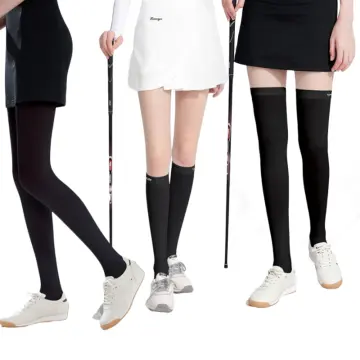 Korean Women Golf Legging Ice Silk Anti-UV Golf Pants Sun Protection Leg  Socks Female Cooling Skinny Stocking Elastic Panty-Hose