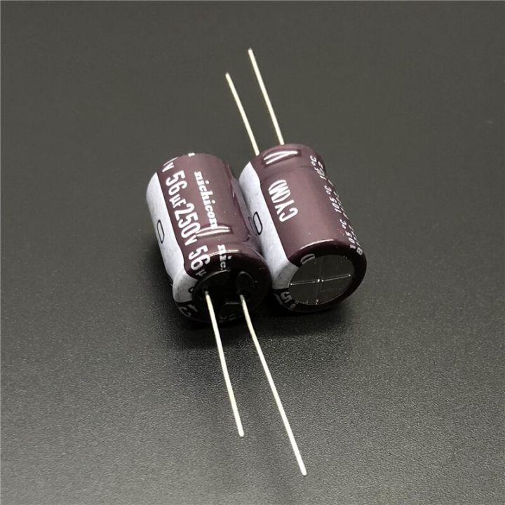 5pcs-50pcs-56uf-250v-nichicon-cy-series-12-5x20mm-high-ripple-current-long-life-250v56uf-aluminum-electrolytic-capacitor