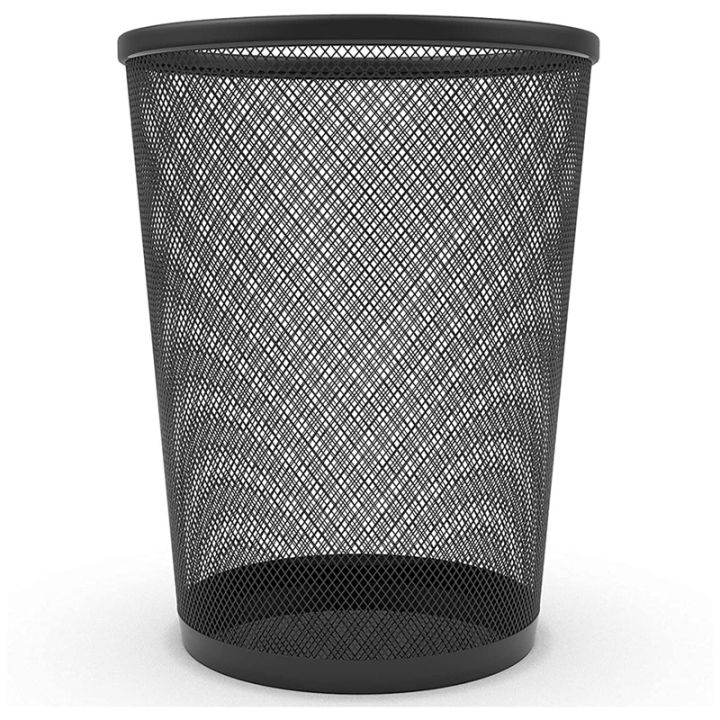 circular-black-mesh-waste-waste-paper-bin-basket-metal-trash-bin-for-kitchen-home-offices-dorm-rooms-bedrooms