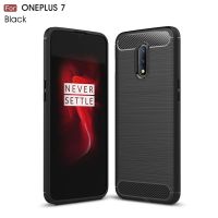 （ใหม่）เคสคาร์บอนไฟเบอร์สำหรับ Oneplus 7 1 7เคสซิลิโคนสำหรับ One Plus 7 Oneplus7ฝาครอบโทรศัพท์แบบนุ่มป้องกันเต็มรูปแบบ