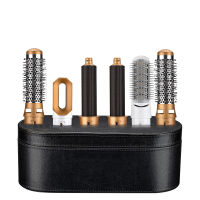 nbmhrd ไดร์เป่าผม5 In 1 Hair Wrap Electric Hair Straightener Brush Blow Dryer Air Comb Detachable Home Various Wand Brush