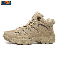 LISM 2022 Original Men S Hiking Boots Outdoor Lightweight Hiking Shoes แคมป์ปิ้ง Walking Trekking Footwear(COD)