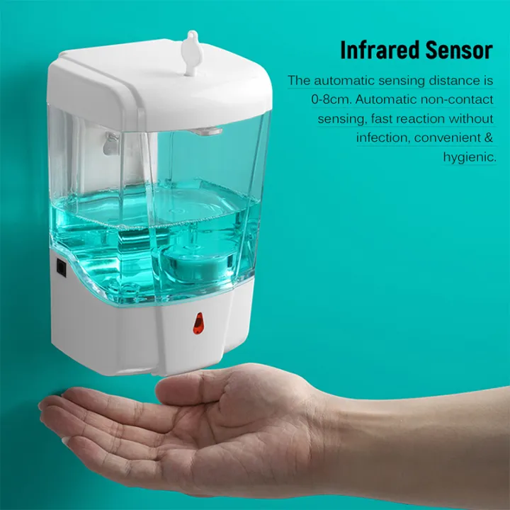Wall Mounted Automatic Sensor Soap Dispenser Touchless Hand Sanitizer