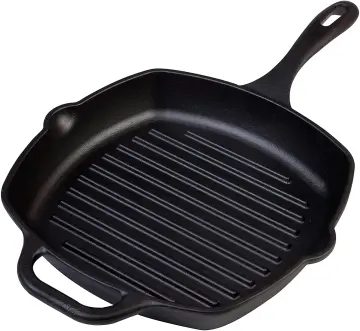 Victoria 15 in. Black Cast Iron Tawa Budare Comal Skillet Seasoned