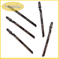 ใบเลื่อยจิ๊ก Huayou 5ชิ้น/เซ็ต T244D/T344D สำหรับการตัดตรงอย่างรวดเร็ว