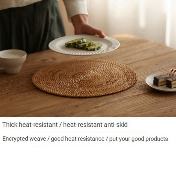 3x-rattan-woven-placemats-oval-round-table-mats-non-slip-heat-resistant-place-mat-natural-multipurpose-placemat-30x40cm