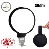 40ซม. แบบพกพา Mini Round Studio Soft การถ่ายภาพ Flash Diffuser Soft สำหรับ Canon Nikon Godox Yongnuo Speedlite