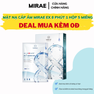 Mặt nạ Mirae EX 8 phút cấp ẩm cấp tốc cải thiện da khô mang lại làn da căng mịn ( 1 hộp 5 miếng ) thumbnail