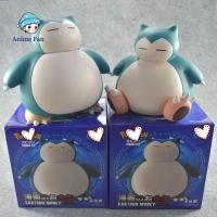 ANIME FAN ของขวัญเด็ก การ์ตูน 14-16cm หม้อ PokeBalls ตุ๊กตาหุ่น แอ็คชั่น Snorlax กล่องเงิน Pokemon