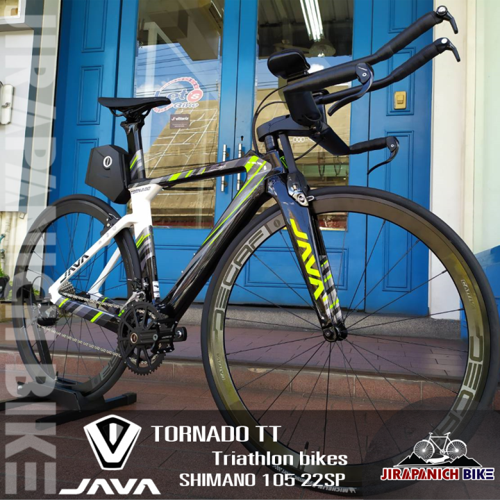 จักรยานไตรกีฬา-java-รุ่น-tornado-tt-triathlon-bikes-เฟรมคาร์บอน-ล้อ-deca42-22sp