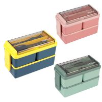 Bento Box Kit, 47.35OZ Bento Box Adult Lunch Box, 3 Compartments Bento Lunch Box , Meal Prep Containers for Adults