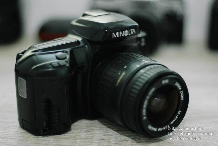 ขายกล้องฟิล์ม-ถูกๆ-minolta-5xi-serial-16236343-พร้อมเลนส์-sigma-28-80mm-macro