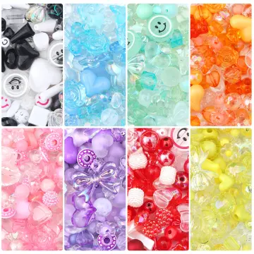 30g Random Mixed Color Milky Stone Resin Beads For Diy Jewelry Making