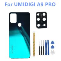 For UMI UMIDIGI A9 Pro Phone Battery Cover Back Shell Housings Case Repair Frame Camera Glass Lens Parts Camera Lens Parts
