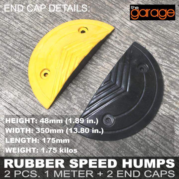 End Caps by The Garage Manila for use on our Rubber Speed Humps | Lazada PH